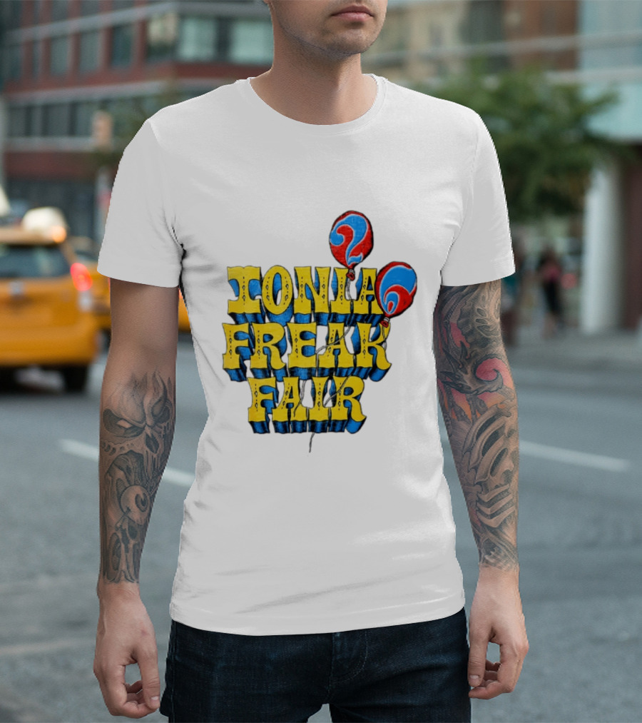 Ionia Freak Fair Colorful Balloon T-Shirt