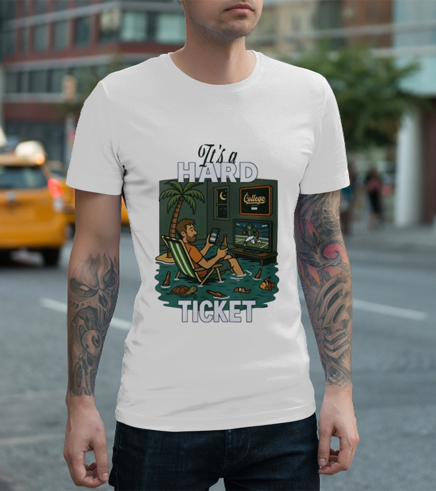 Hard Ticket College Experience SGPN Lifestyle Sports Fan Scene T-Shirt