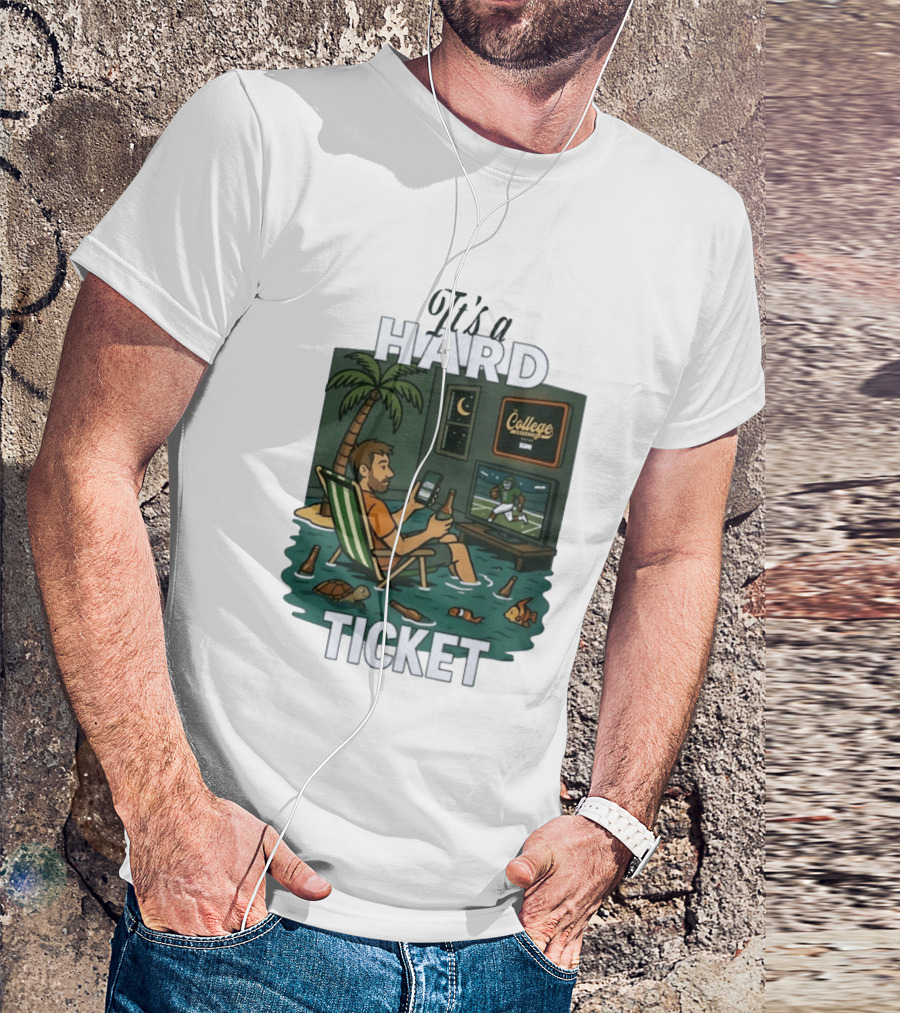 Hard Ticket College Experience SGPN Lifestyle Sports Fan Scene T-Shirt