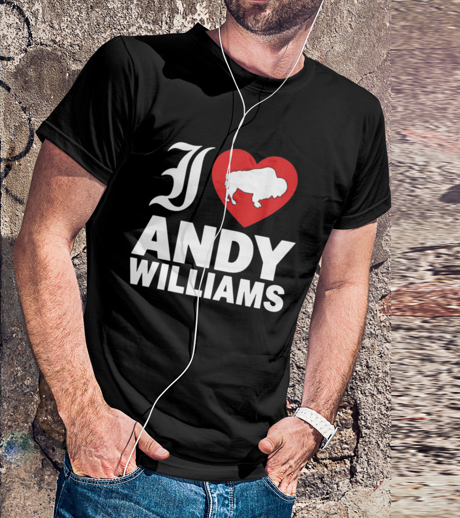 Andy Williams 2026 I Heart Buffalo T-Shirt