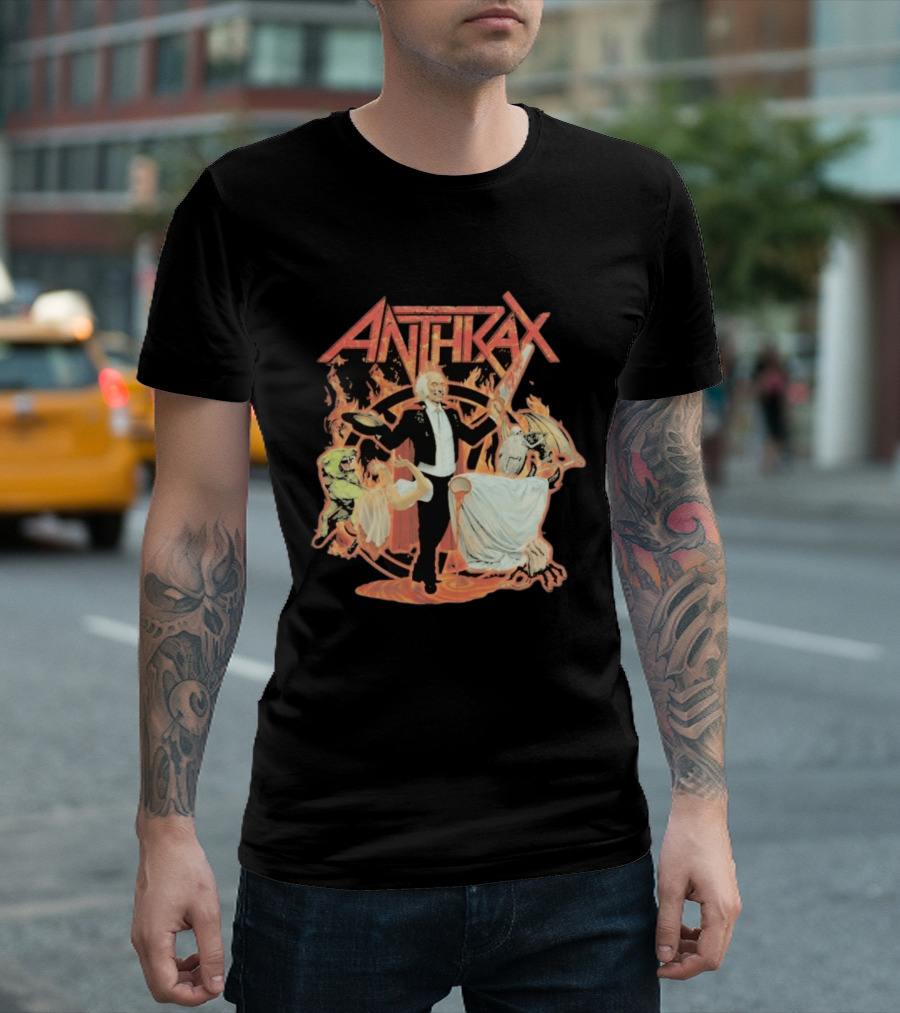 Anthrax North America 2026 Tour Cursum Perficio Fiery Album T-Shirt