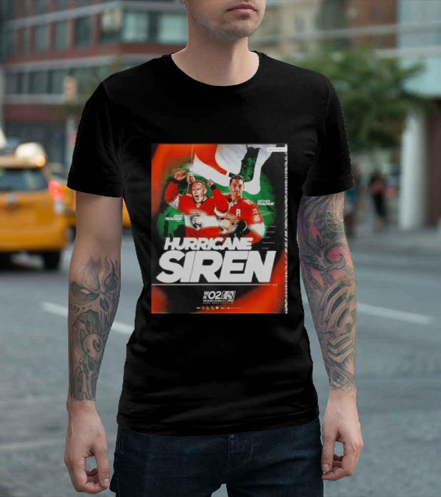 Hurricane Siren Brady And Matthew Tkachuk WK02 Event Panthers Hockey Thursday Night T-Shirt