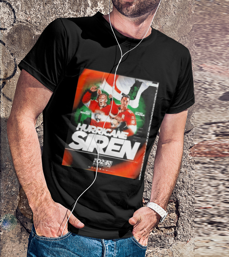 Hurricane Siren Brady And Matthew Tkachuk WK02 Event Panthers Hockey Thursday Night T-Shirt
