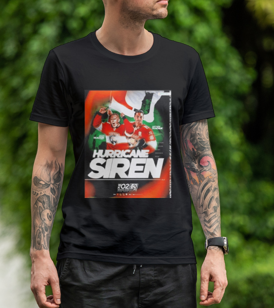 Hurricane Siren Brady And Matthew Tkachuk WK02 Event Panthers Hockey Thursday Night T-Shirt