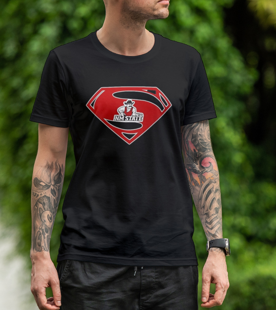 New Mexico State Aggies NM State Superman T-Shirt