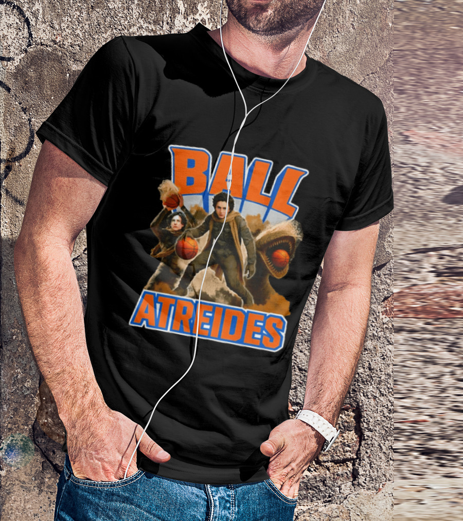 New York Basketball Ball Atreides Sandworm Dunk Adventure T-Shirt