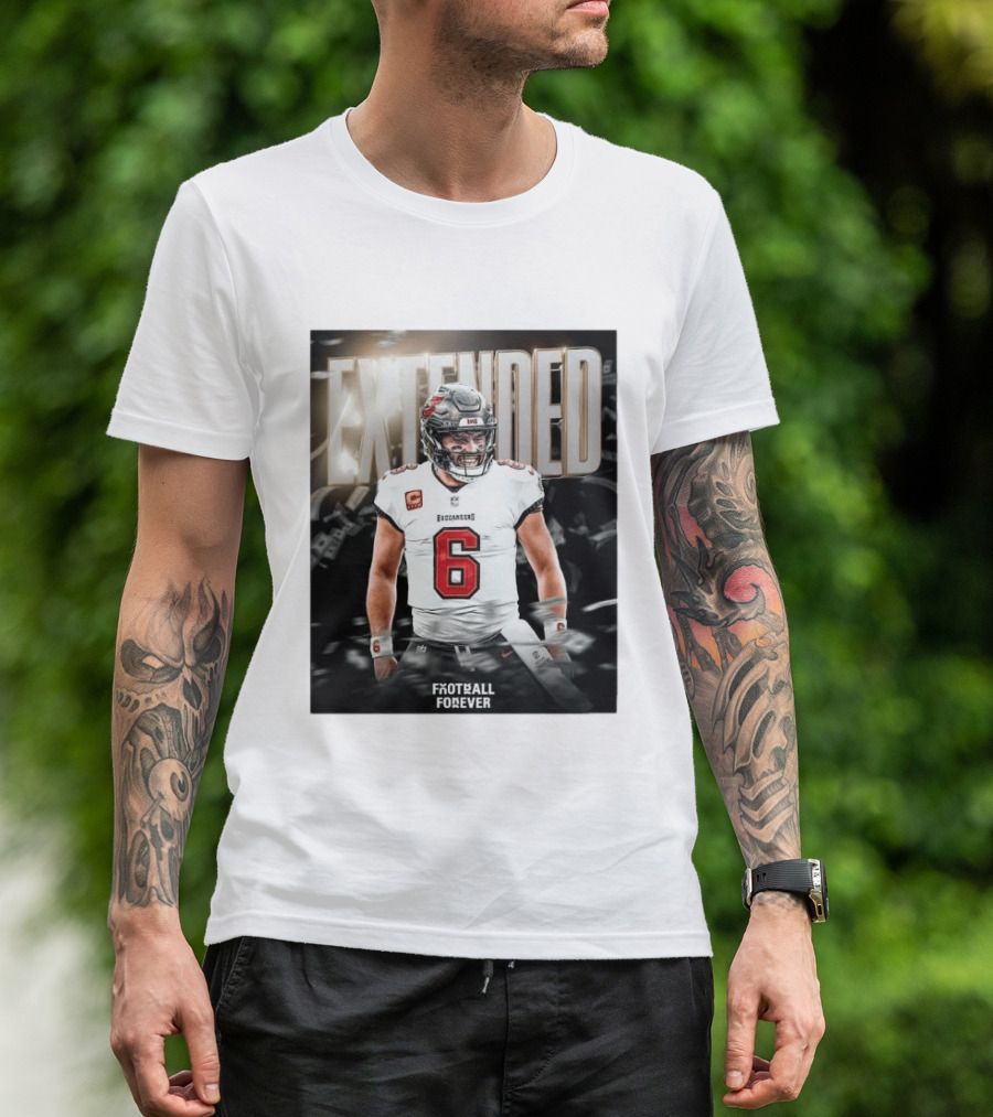 Extended Baker Mayfield Tampa Bay Football Forever T-Shirt