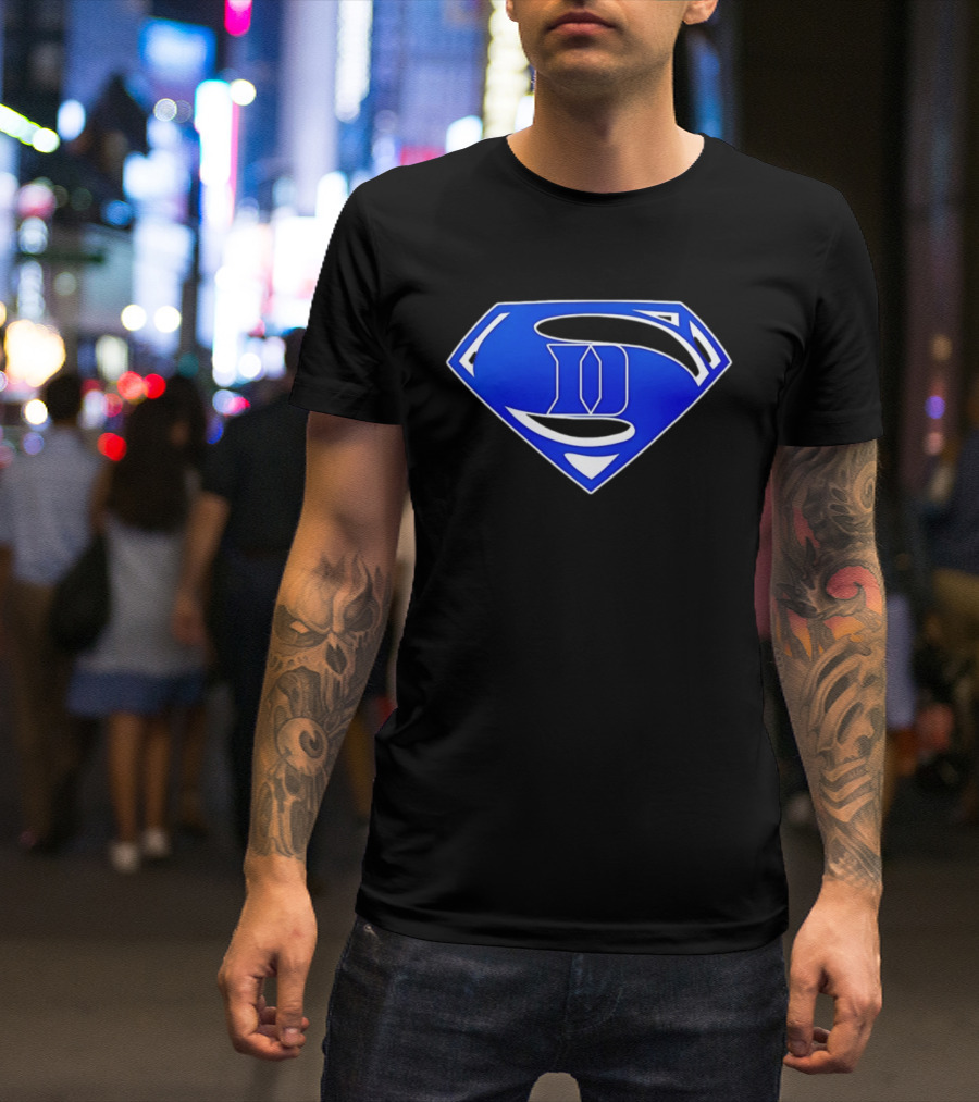 Duke Blue Devils Superman NCAA College Basketball T-Shirt