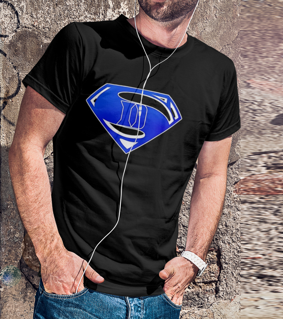 Duke Blue Devils Superman NCAA College Basketball T-Shirt