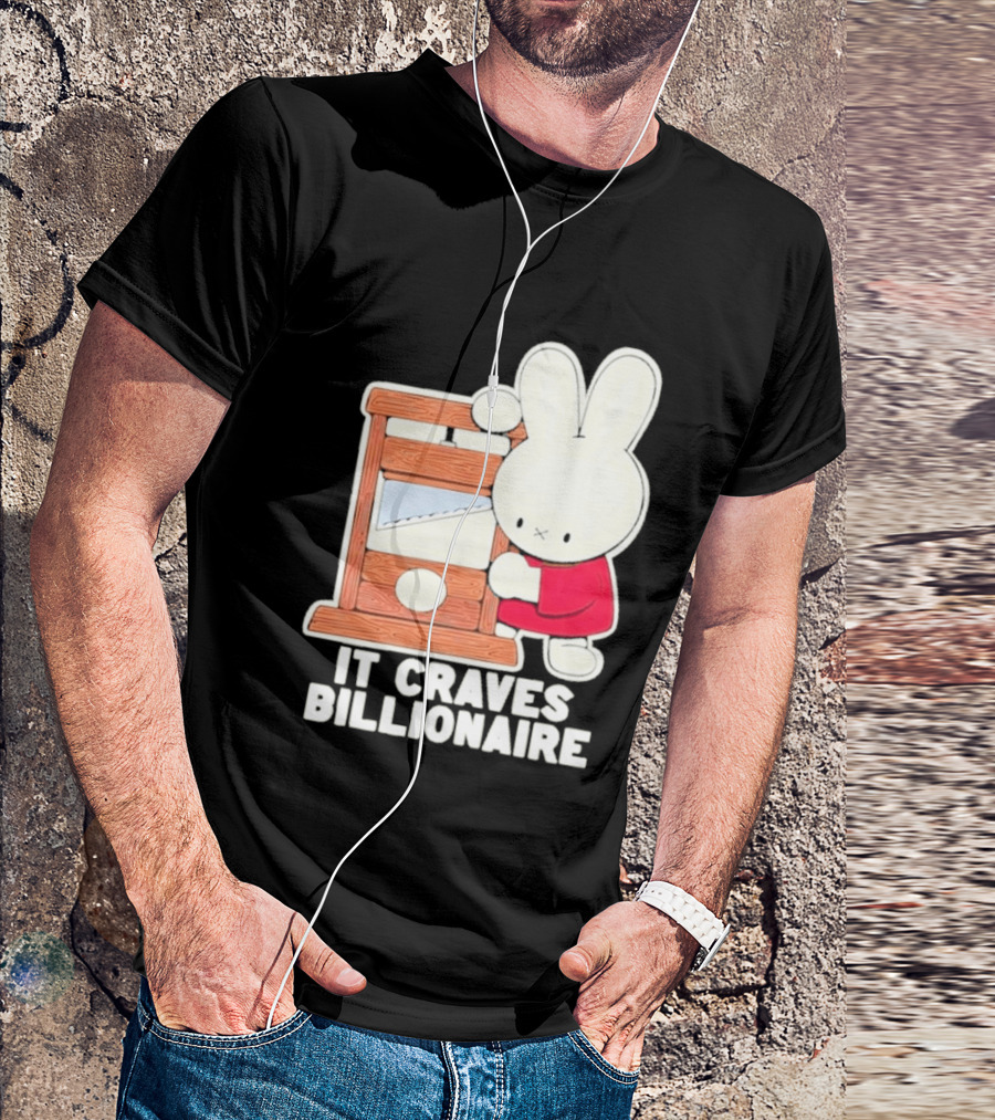 Villionaire Rabbit It Craves Billionaire Guillotine Red T-Shirt