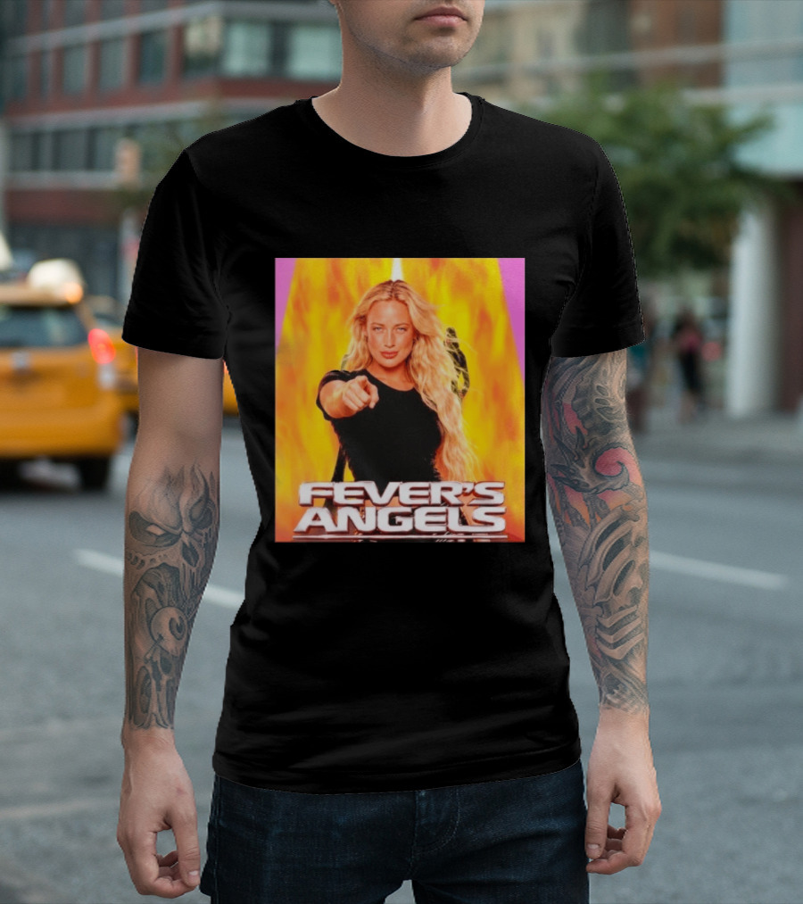 Fever's Angels Full Throttle Action Star Sophie Cunningham T-Shirt