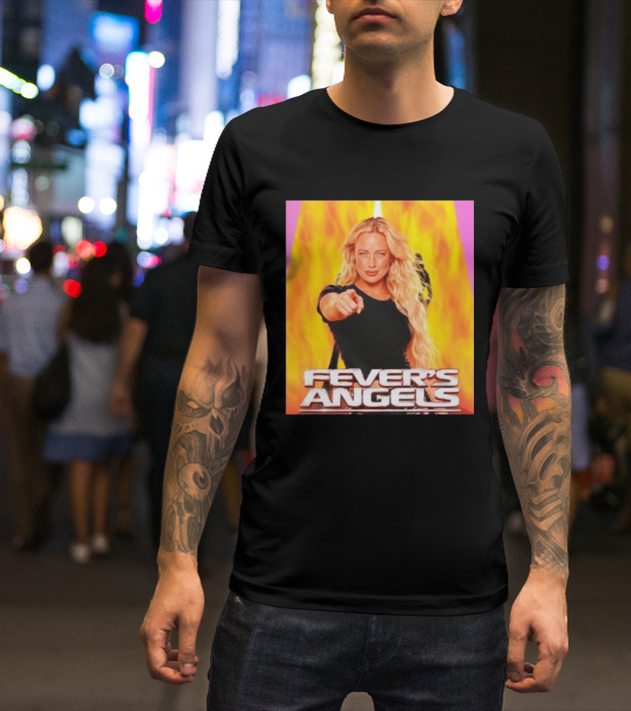 Fever's Angels Full Throttle Action Star Sophie Cunningham T-Shirt