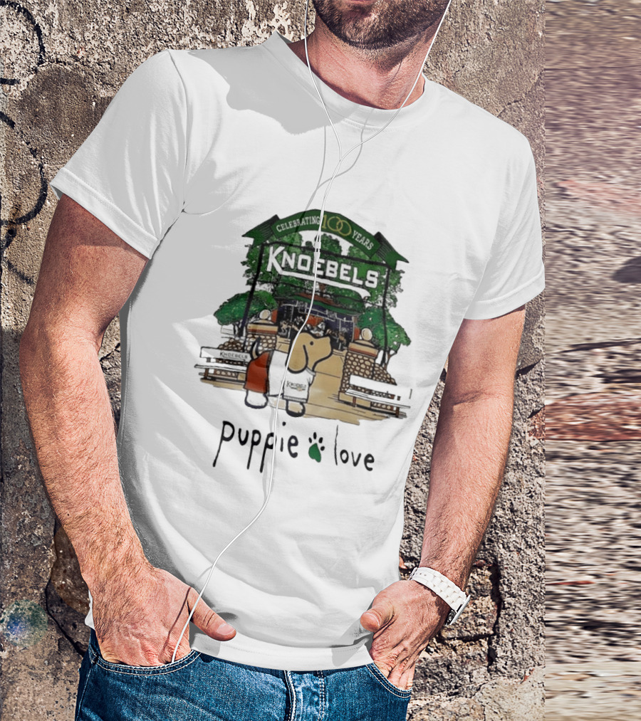 Celebrating 100 Years Knoebels Puppie Love T-Shirt