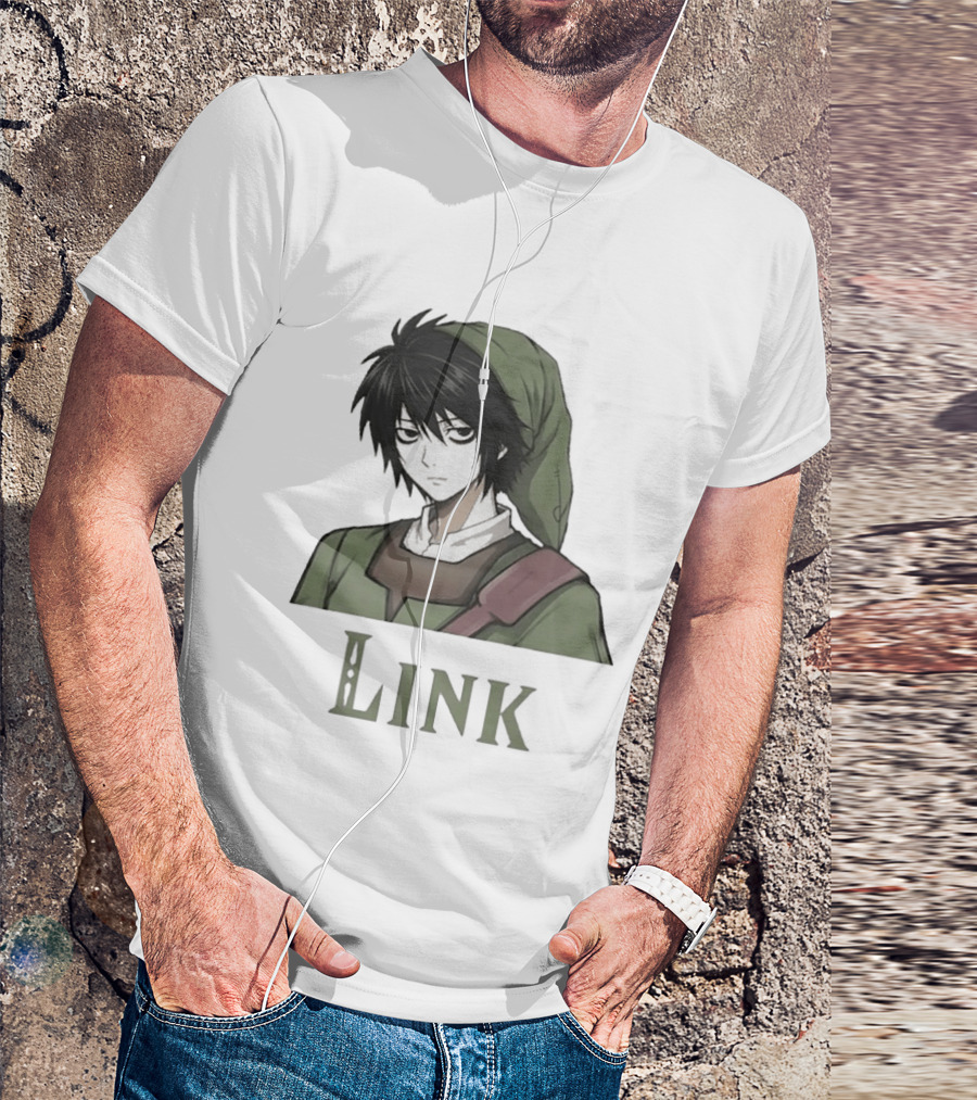 L Lawliet As Link The Legend Of Zelda T-Shirt