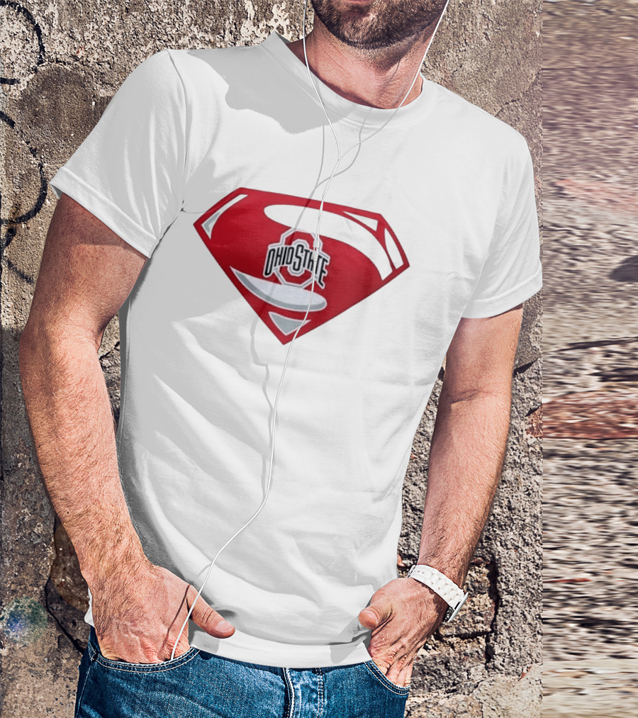 Ohio State Buckeyes Superman NCAA College Football T-Shirt
