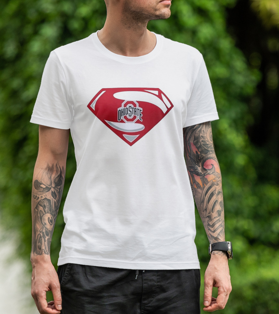 Ohio State Buckeyes Superman NCAA College Football T-Shirt