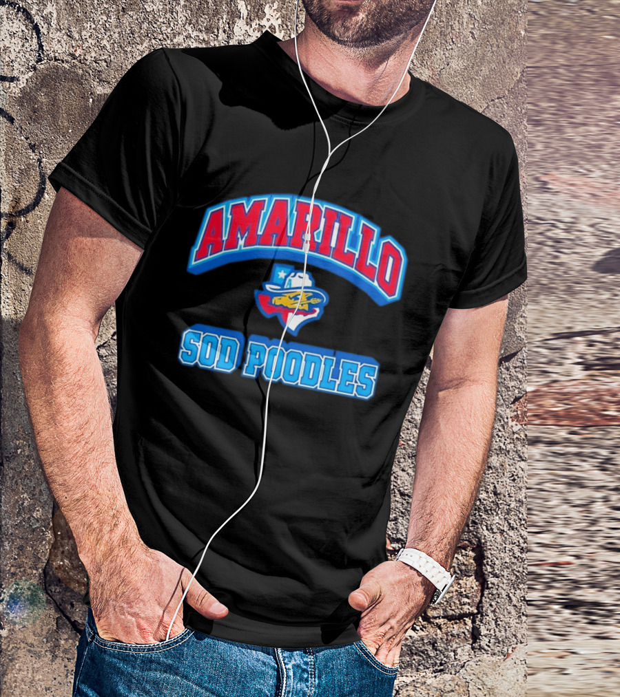 Amarillo Sod Poodles Texas Baseball Team T-Shirt
