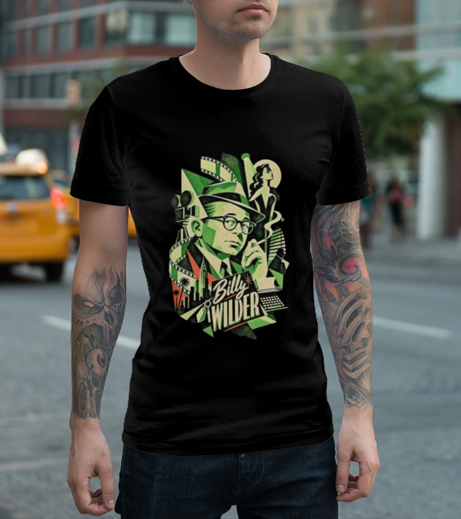 Billy Wilder Classic Hollywood Director Retro Film T-Shirt