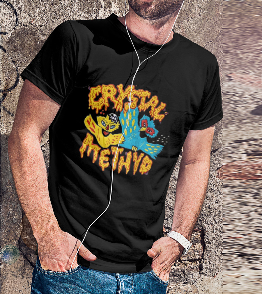 Crystal Methyd RuPaul Drag Race Bird Characters T-Shirt