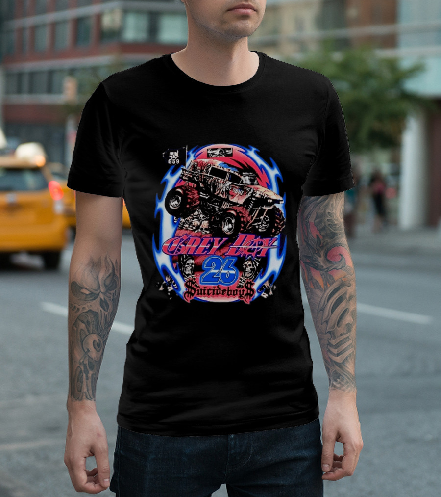 Suicideboys Grey Day 26 Monster Truck Thy Will Be Done G59 T-Shirt