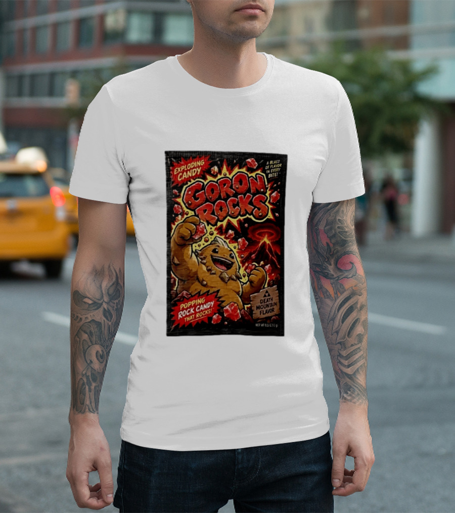 Exploding Candy Goron Rocks Death Mountain Flavor Popping Rock Candy That Rocks T-Shirt