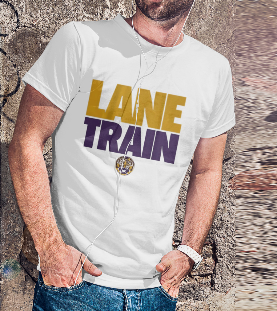 Lane Train LSU Tigers Football SEC Fan Gear T-Shirt