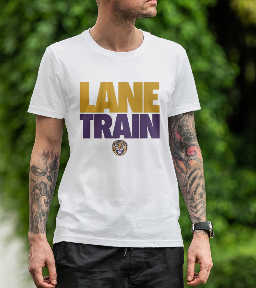 Lane Train LSU Tigers Football SEC Fan Gear T-Shirt