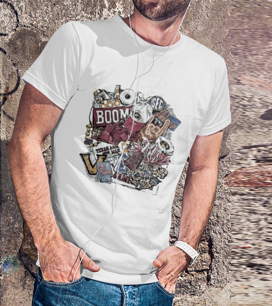 Mississippi State SEC Gameday It Just Means More Boom Tennessee Texas A&M Gators LSU Auburn T-Shirt