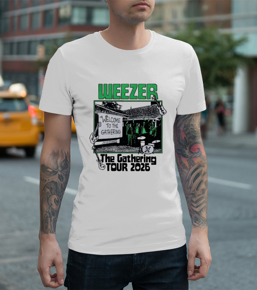 Weezer Welcome To The Gathering Tour 2026 T-Shirt