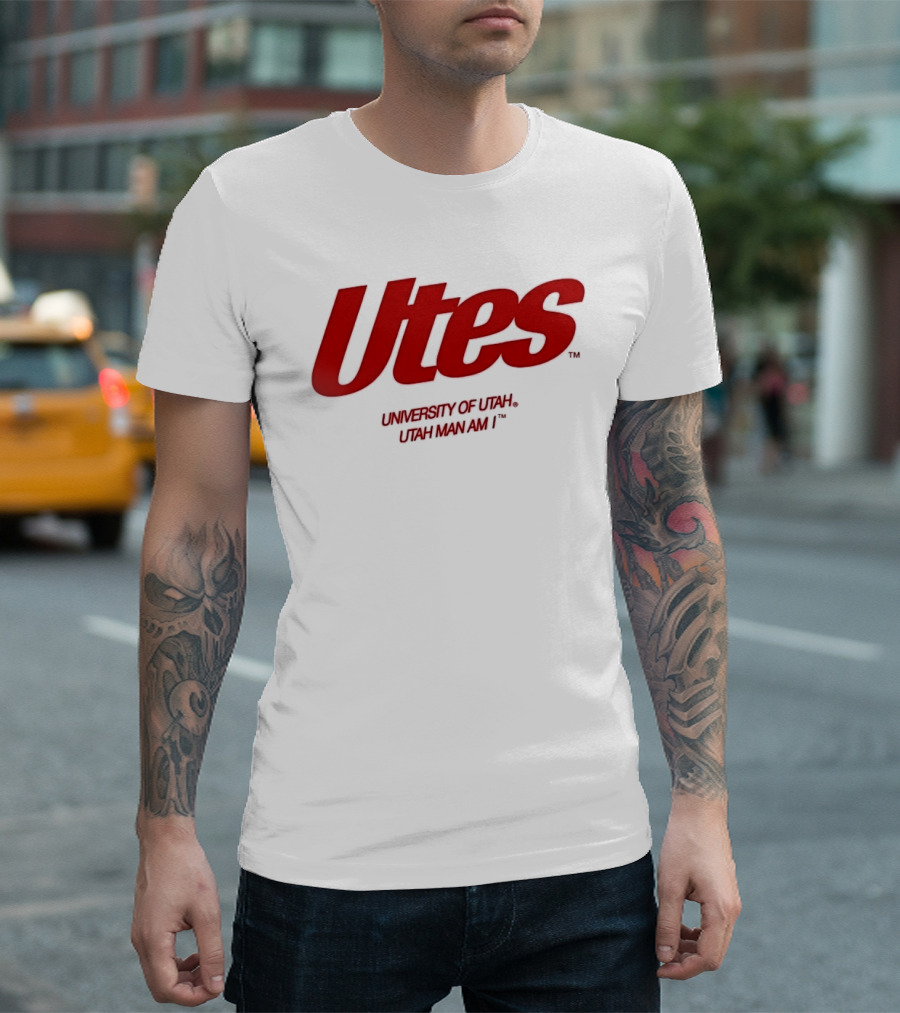Utes University Of Utah Utah Man Am I NCAA T-Shirt