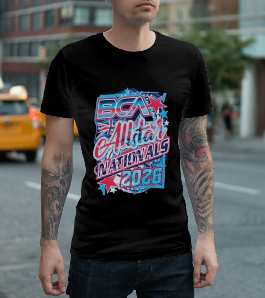 BCA Allstar Nationals 2026 Union Jack Stars T-Shirt