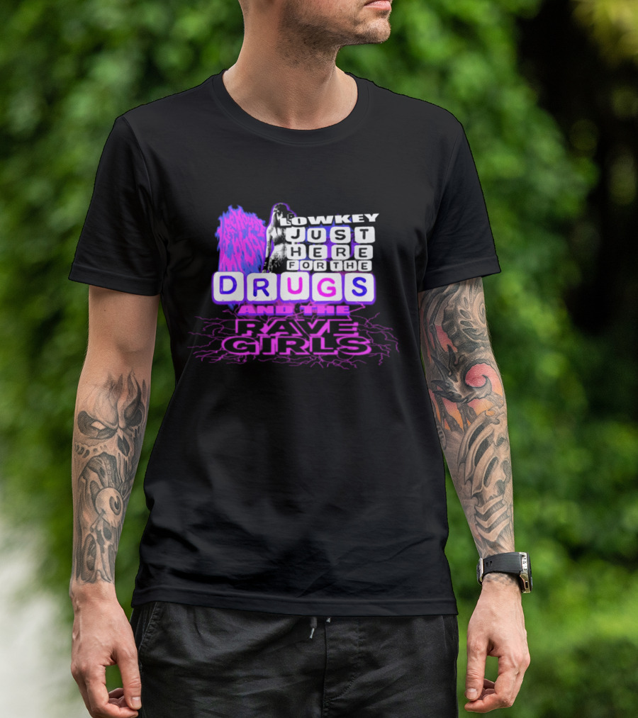 Lowkey Firehouse 666 Drugs Anti Life Rave Girls T-Shirt