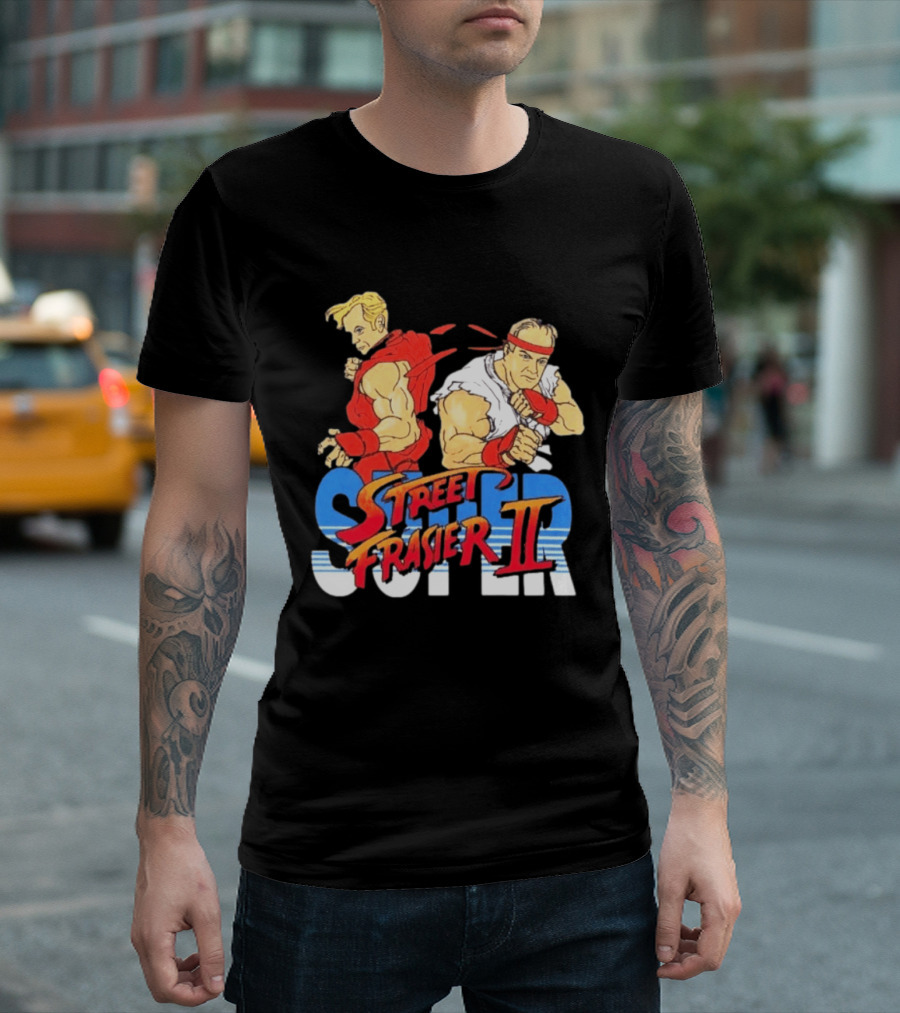 Supper Street Frasier II Retro Fighter T-Shirt