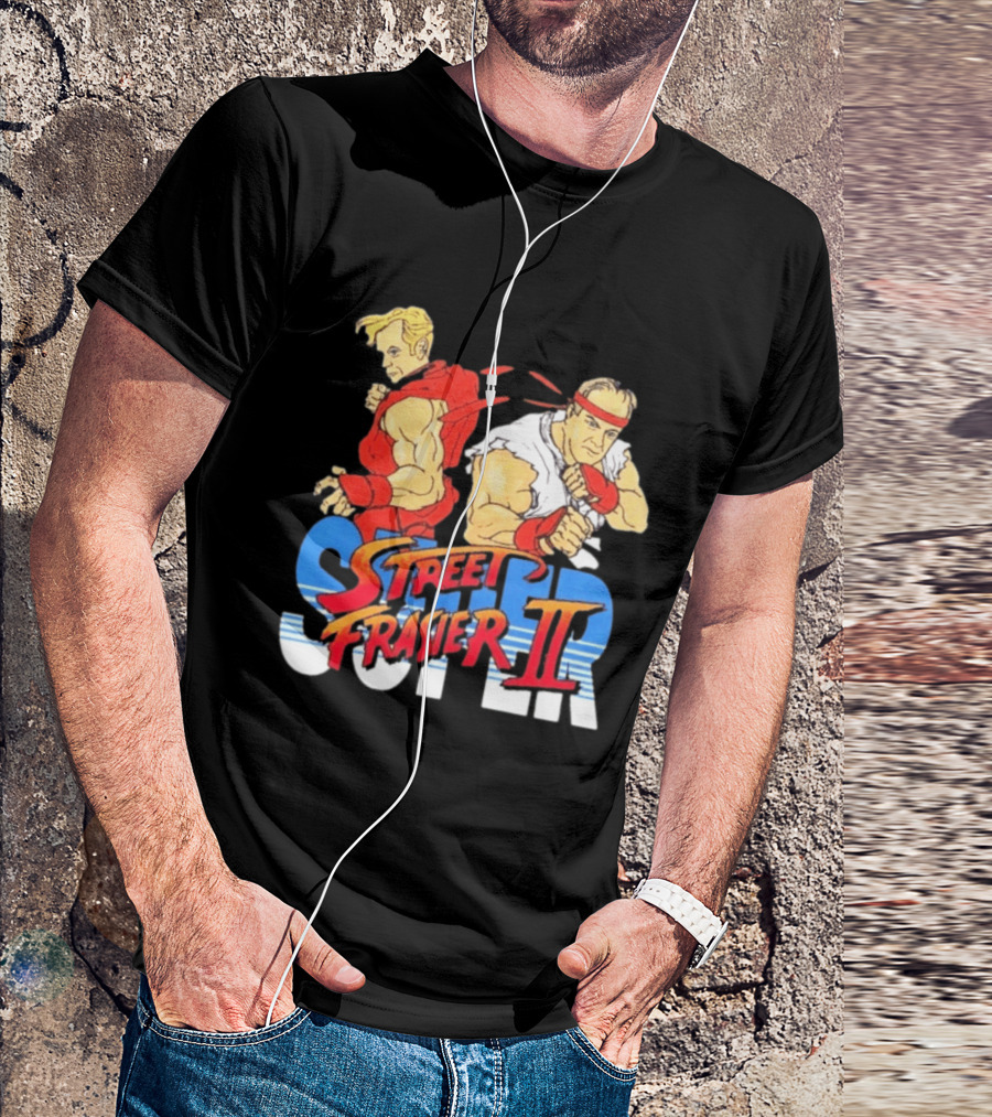 Supper Street Frasier II Retro Fighter T-Shirt