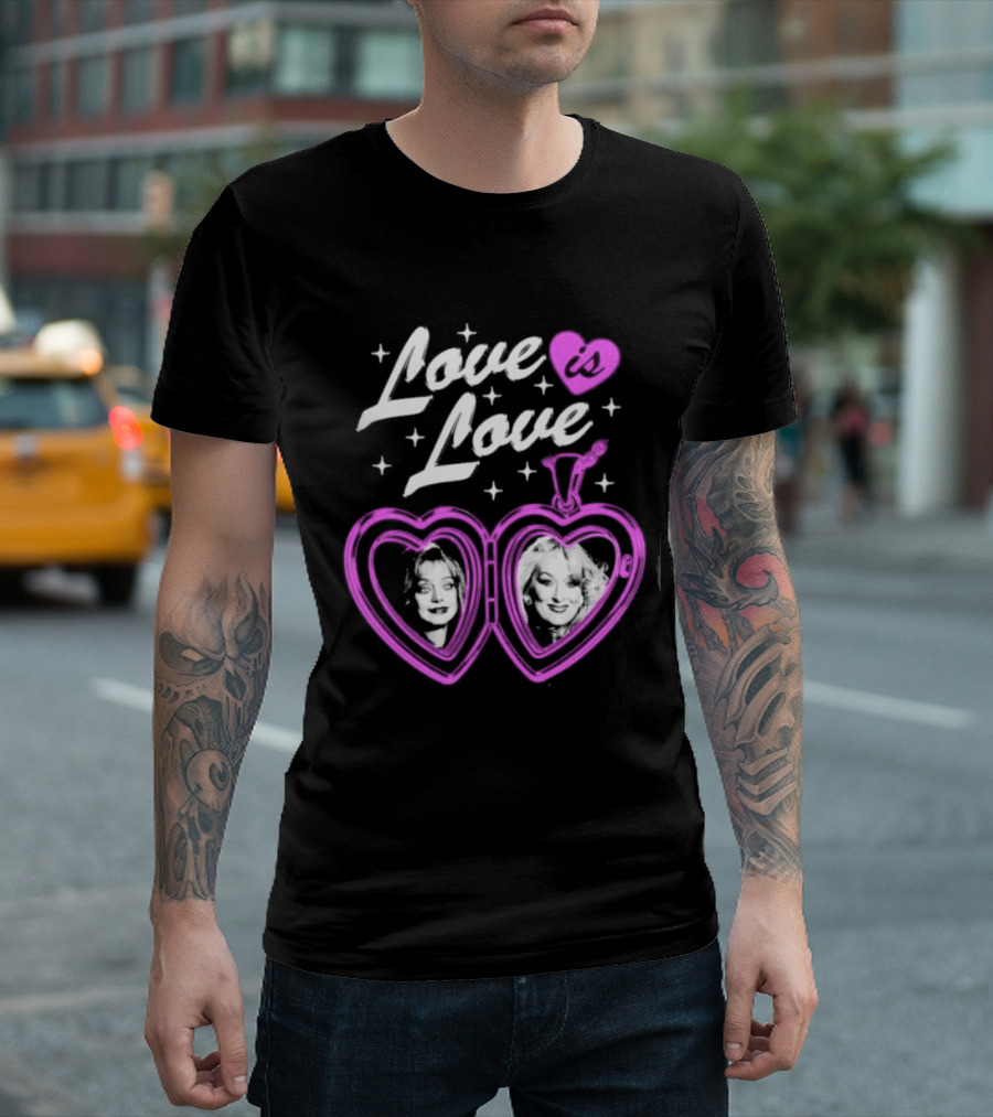 Love Is Love Madeline Helen Death Becomes Her Heart Portraits T-Shirt