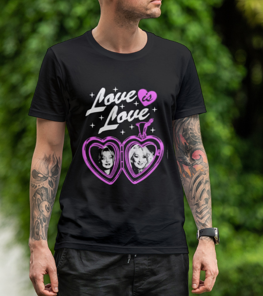 Love Is Love Madeline Helen Death Becomes Her Heart Portraits T-Shirt