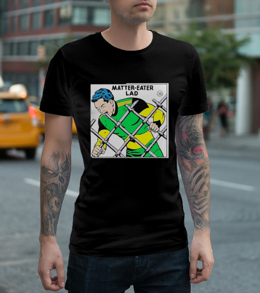 Matter Eater Lad DC Comics Retro Comic Book Panel T-Shirt