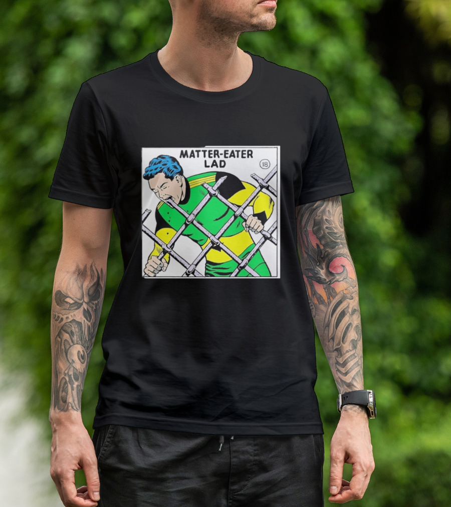 Matter Eater Lad DC Comics Retro Comic Book Panel T-Shirt