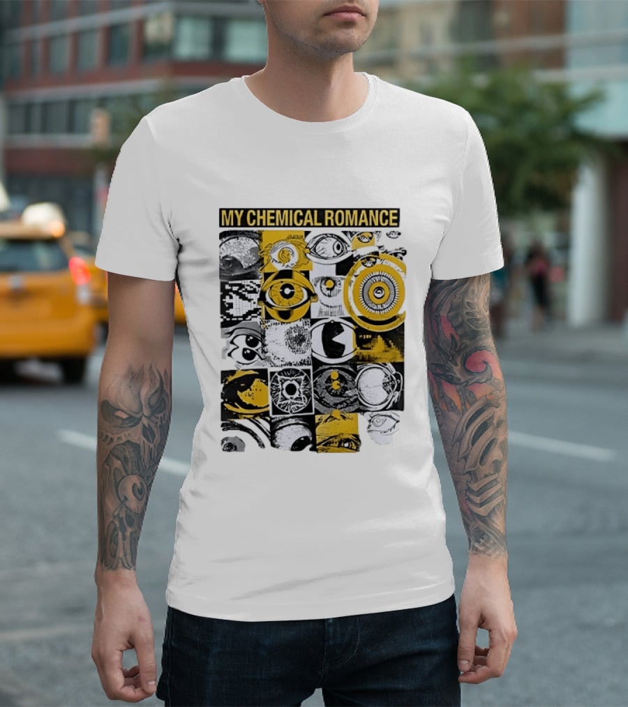 My Chemical Romance San Diego The Black Parade 2026 Petco Park Eye Collage T-Shirt