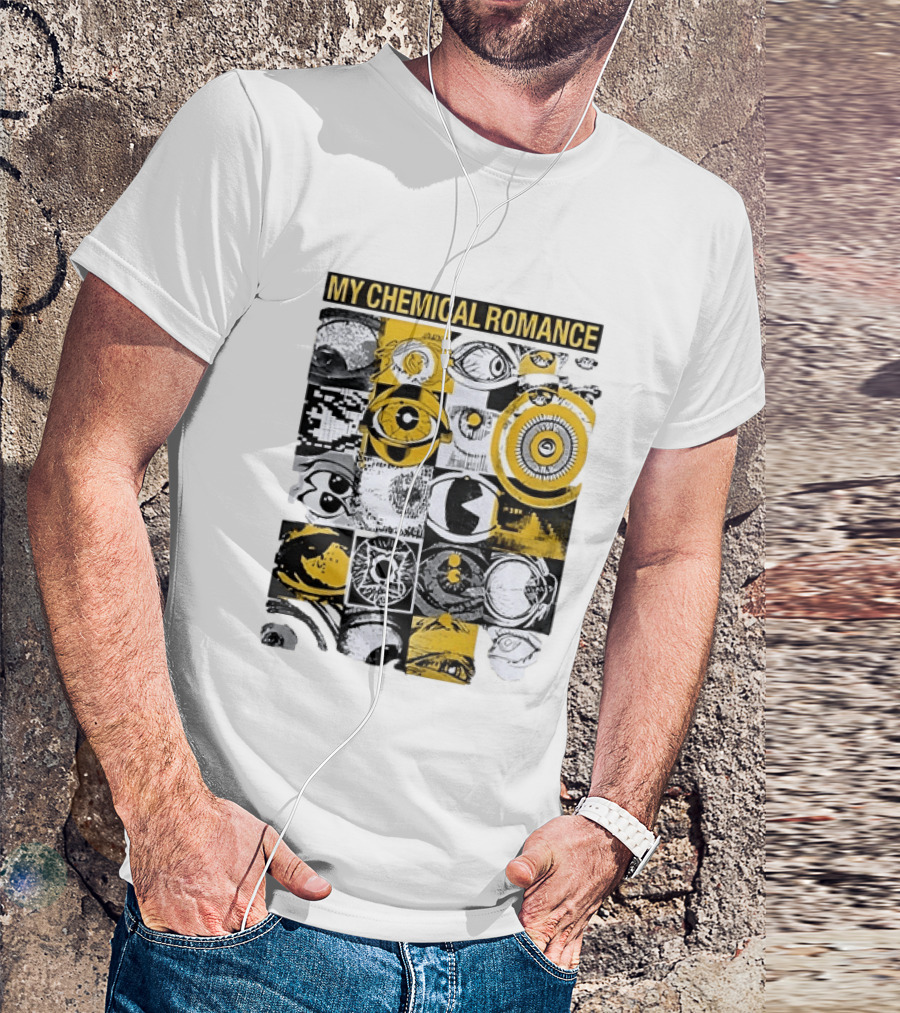 My Chemical Romance San Diego The Black Parade 2026 Petco Park Eye Collage T-Shirt