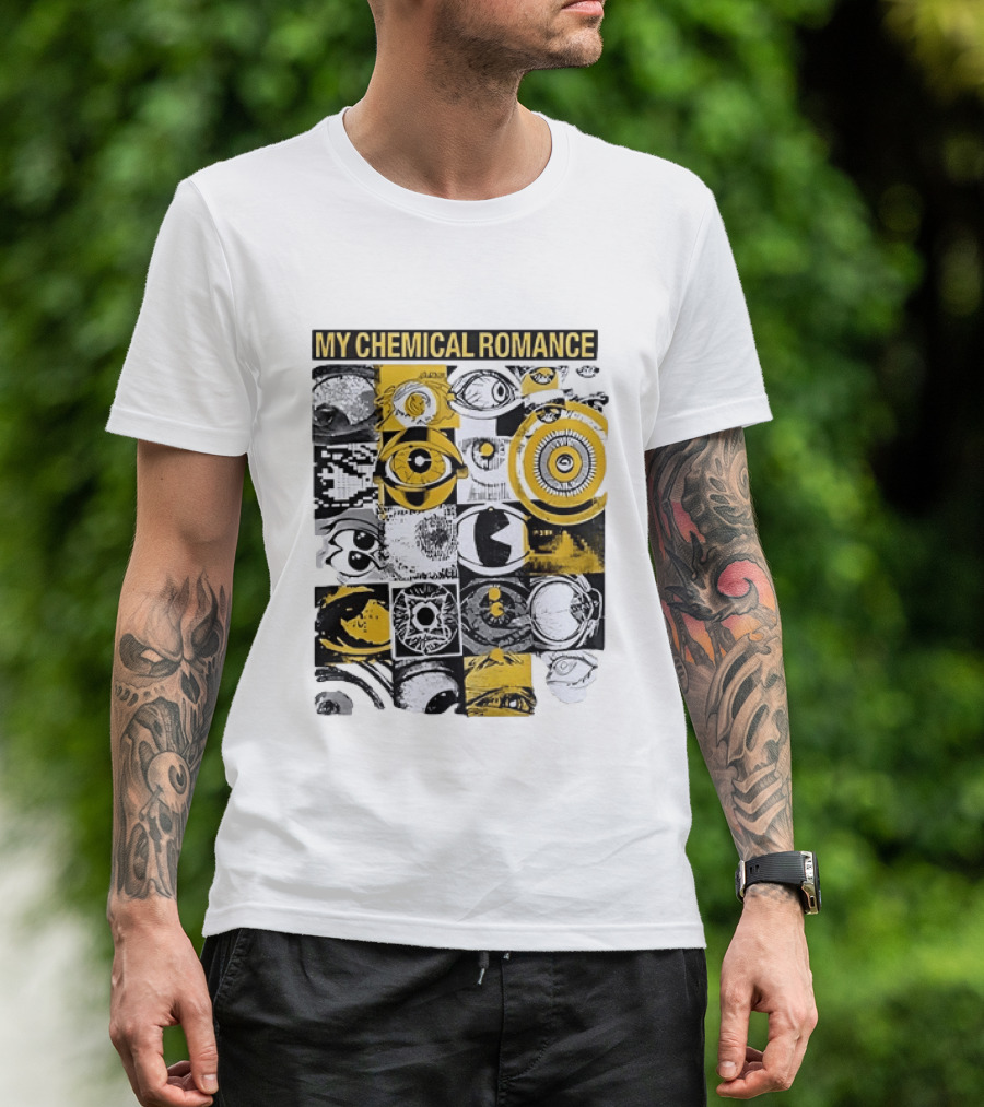 My Chemical Romance San Diego The Black Parade 2026 Petco Park Eye Collage T-Shirt