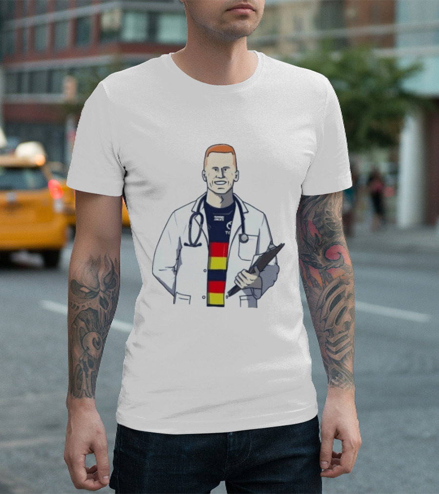Reilly O'Brien Doctor Prescribed Adelaide Crows Stethoscope Tacos Top T-Shirt