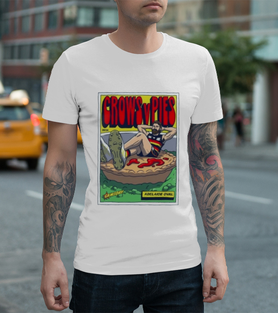 Crows V Pies Adelaide Oval Gameday 20/24 T-Shirt