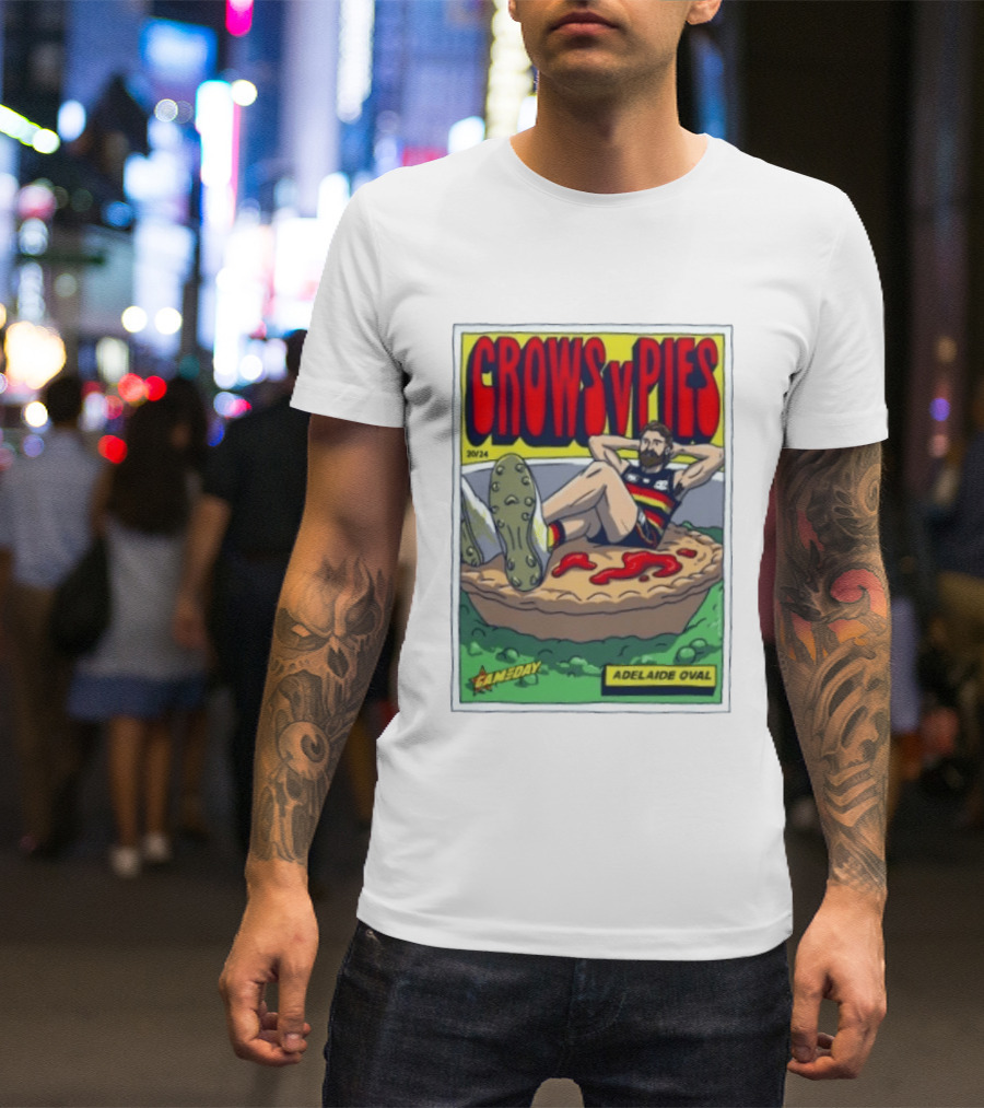Crows V Pies Adelaide Oval Gameday 20/24 T-Shirt