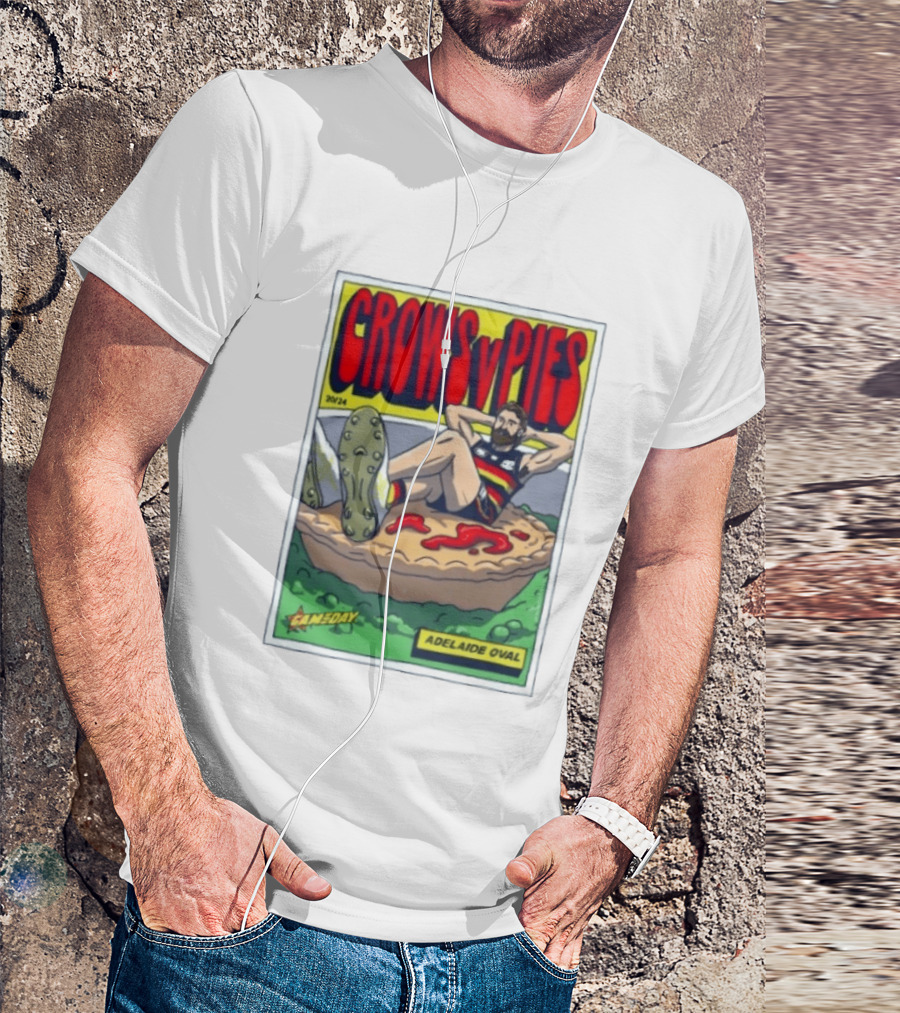 Crows V Pies Adelaide Oval Gameday 20/24 T-Shirt