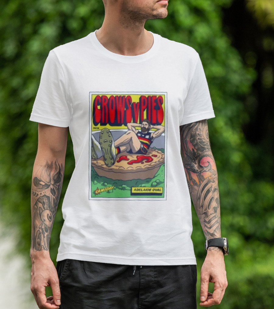 Crows V Pies Adelaide Oval Gameday 20/24 T-Shirt
