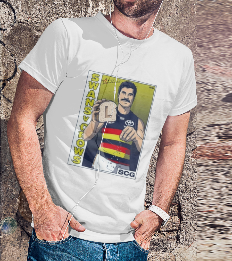 Swans Vs Crows Gameday SCG Salt Bae L Toast AFL Cartoon T-Shirt