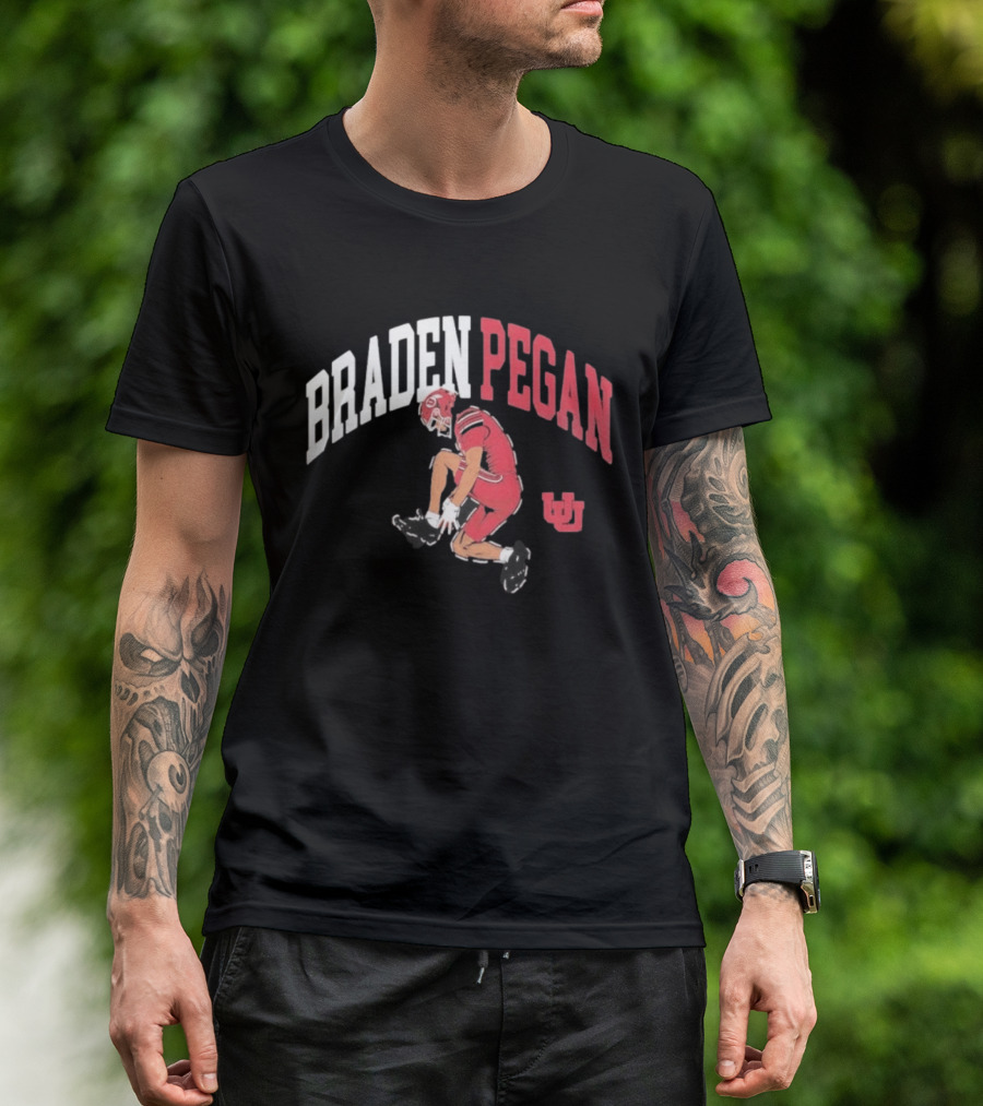 Braden Pegan Utah Utes Football Comic T-Shirt