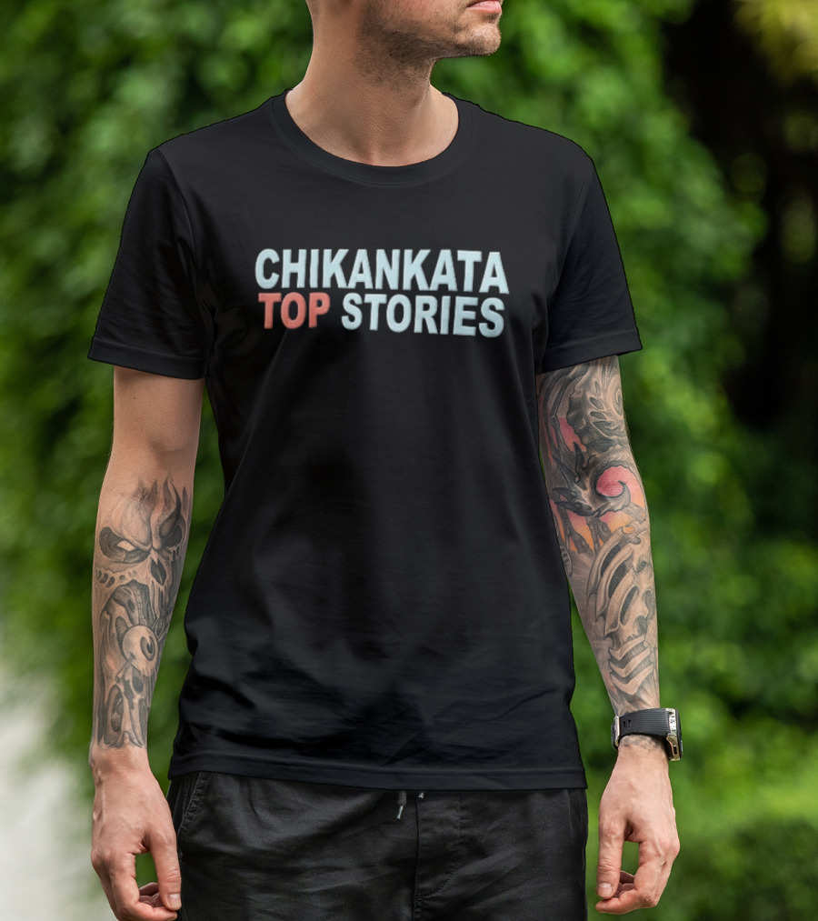 Chikankata Top Stories Two Color Vertical T-Shirt