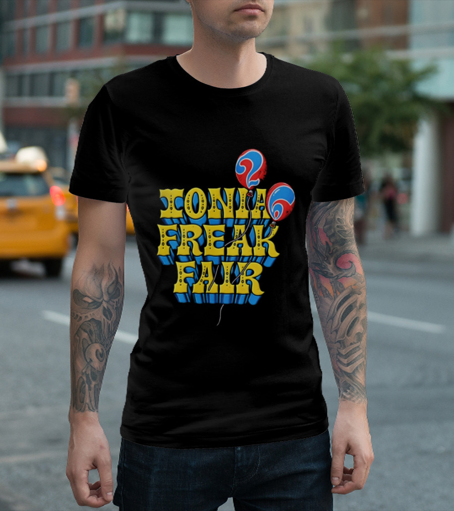Billy Strings Ionia Freak Fair Music Festival Balloons 2024 T-Shirt